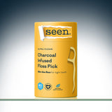 Seen Ultra Clean Charcoal Infused Floss Pick 80 pk