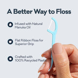 Seen Ultra Smooth Manuka Oil Infused Floss Pick 80 pk