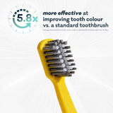 Seen Pro Ultimate Whitening Toothbrush 2pk Soft Yellow & White