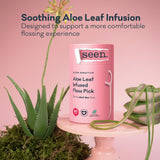 Seen Ultra Sensitive Aloe Leaf Infused Floss Pick 80 pk