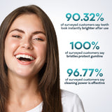 Seen Pro Ultimate Whitening Toothbrush 2pk Soft Yellow & White